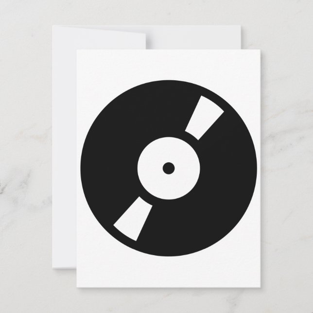 disco de vinilo retro (Anverso)