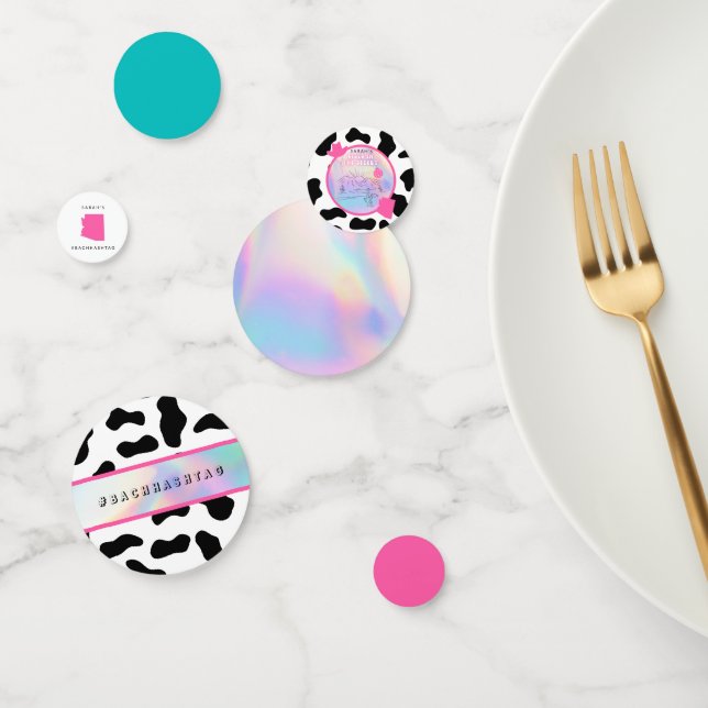 "Disco en el Desierto" Confeti de Mesa para Fiesta (Grupo)