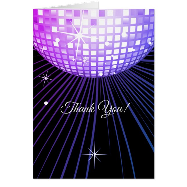 disco, gracias, tamaño: estándar (5" x 7") (Frente)