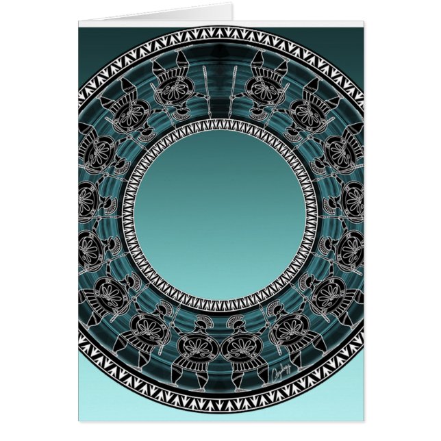 Disco griego retro (Frente)