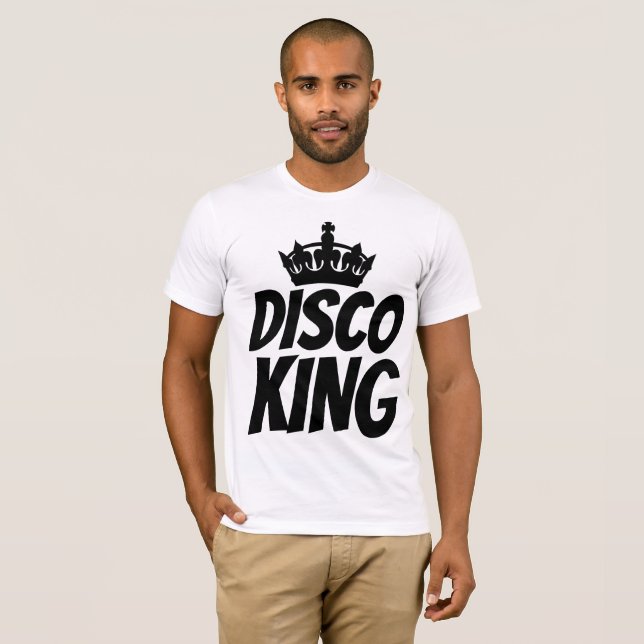 DISCO KING Vintage Camisetas para hombres (Anverso completo)