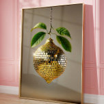 Disco Lemon Wall Art, hogar de arte pop estético<br><div class="desc">Convierta su espacio en un inicio de conversación instantáneo con esta Disco Lemon Wall Art, una deslumbrante fusión de humor pop artístico, vibraciones retro y diversión inesperada con temas frutales. Este diseño audaz y vibrante reimagina un limón clásico como una brillante bola de disco, suspendida de una frondosa rama y...</div>