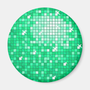 Disco Mosaico "Jade" de imán de nevera
