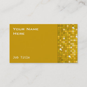 Disco Tiles "Gold", lado de la tarjeta de visita