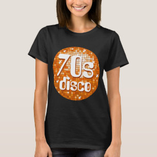 Disco Tiles Naranja disco '70's Disco' camiseta ne