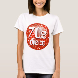 Disco Tiles Rojo Disco de los 70, espagueti top wh