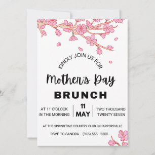 Discoteca acuática de la invitación al brunch del