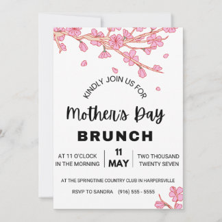Discoteca acuática de la invitación al brunch del 