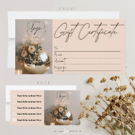 Discoteca | Boho Florals | Certificado de regalo