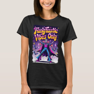Discoteca de vampiros, camiseta retro de Halloween