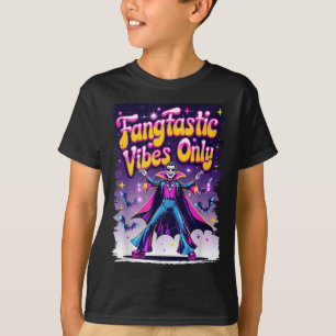 Discoteca de vampiros, camiseta retro de Halloween