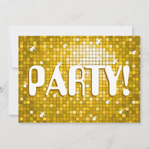 Discoteca Tiles Gold 'FIESTA!' invitación a amelia