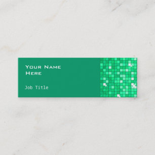 Discoteca Tiles Jade con tarjeta de visita delgada