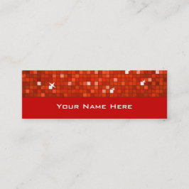 Discoteca Tiles Red tarjeta de negocios skinny