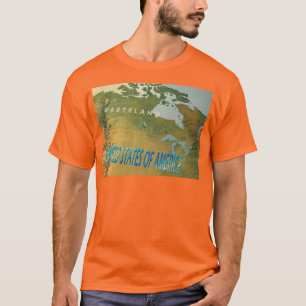 Disculpa a los hombres de Canadá camiseta naranja