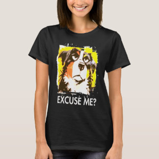 ¿Disculpa? Camiseta Perro Actitud