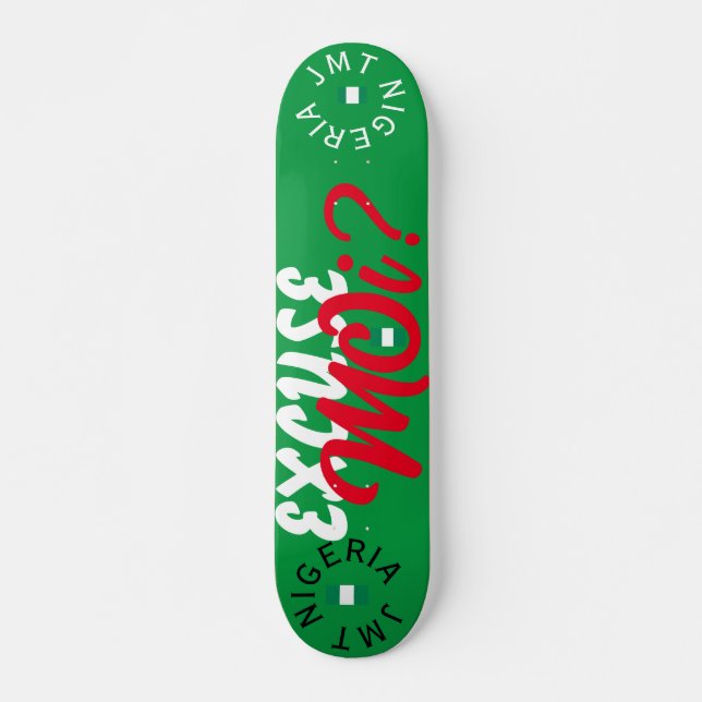 ¡DISCULPA!  JMT 7 3/4" Tabla de Skateboard (Anverso )