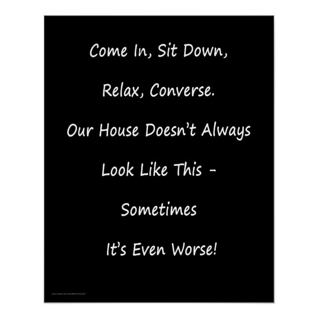 Disculpas para Poster de la Casa de los Desordenad (Anverso)