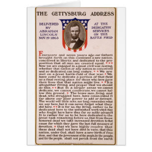 Discurso de Gettysburg de Abraham Lincoln 1863