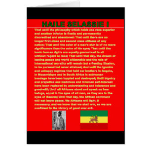 Discurso famoso de la guerra de Haile Selassie a