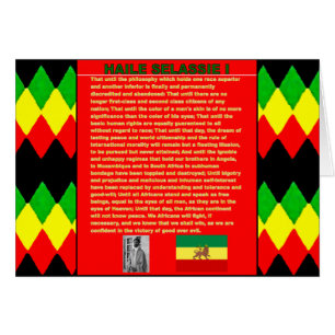 Discurso famoso de la guerra de Haile Selassie a