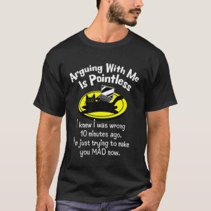 Discutir Conmigo Es Inútil Gato Y Camiseta De Port