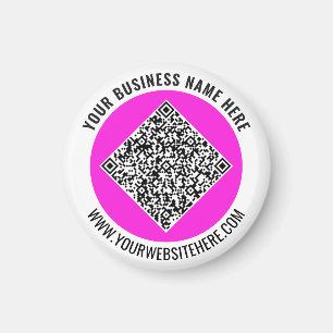 Diseña tu imán promocional de código QR Agregar te