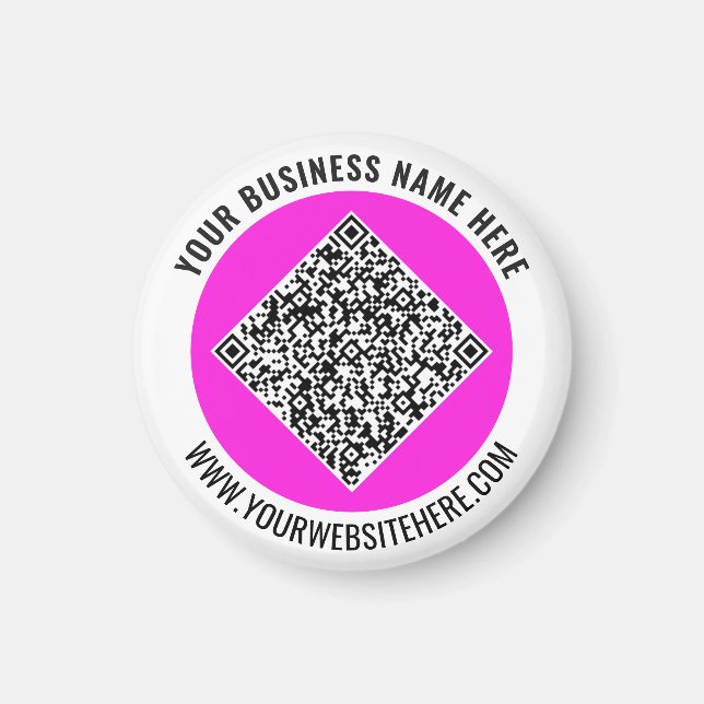 Diseña tu imán promocional de código QR Agregar te (Frente)