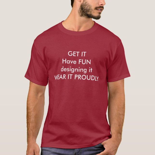 Diseña Tu Propia Camiseta (Anverso)