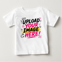 Diseña tu propia camiseta de bebé | Sube tu imagen