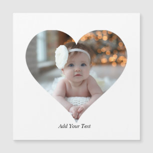 Diseña Tu Propia Foto Con Forma de Corazón Individ
