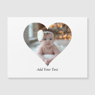 Diseña Tu Propia Foto con Forma de Corazón Única