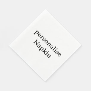 Diseña tu propia servilleta de papel personalizada