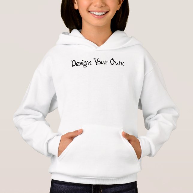 Diseña tu propia sudadera con capucha para niños (Anverso)