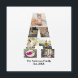 Diseña Tu Propio Collage De Fotos Con La Letra A<br><div class="desc">Este collage de fotos con monograma es un diseño personalizado que combina un monograma llamativo (iniciales o una letra) con una colección de fotos dispuestas artísticamente dentro o alrededor de él. Es una forma elegante de mostrar recuerdos mientras se añade un toque único y sofisticado a la decoración o a...</div>