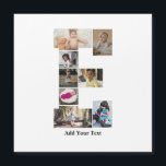 Diseña tu propio collage de fotos con la letra E<br><div class="desc">Este collage de fotos con monograma es un diseño personalizado que combina un monograma destacado (iniciales o una letra) con una colección de fotos dispuestas artísticamente dentro o alrededor de él. Es una forma elegante de mostrar recuerdos mientras se añade un toque único y elegante a la decoración o a...</div>