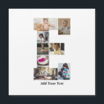 Diseña tu propio collage de fotos con la letra E<br><div class="desc">Este collage de fotos con monograma es un diseño personalizado que combina un monograma destacado (iniciales o una letra) con una colección de fotos dispuestas artísticamente dentro o alrededor de él. Es una forma elegante de mostrar recuerdos mientras se añade un toque único y elegante a la decoración o a...</div>