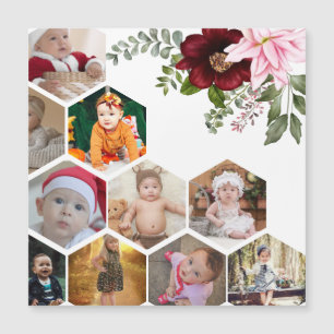 Diseña tu propio collage floral de 10 fotos