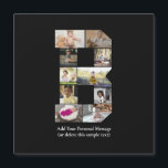 Diseña Tu Propio Collar de Fotos con la Letra B<br><div class="desc">Este collage de fotos con monograma es un diseño personalizado que combina un monograma destacado (iniciales o una letra) con una colección de fotos dispuestas artísticamente dentro o alrededor de él. Es una forma elegante de mostrar recuerdos mientras se añade un toque único y elegante a la decoración o a...</div>