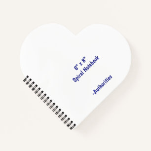 Diseña tu propio cuaderno en espiral de 8" x 8"