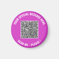Diseña tu propio ejemplo de imán de código QR dive