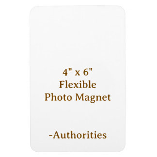Diseña tu propio imán para fotos flexible de 4" x