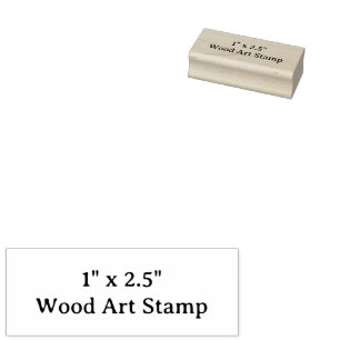 Diseña Tu Propio Sello de Arte de Madera de Caucho