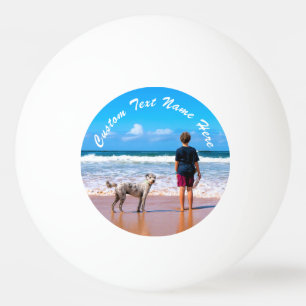 Diseña tu regalo de pelota de ping pong con texto 