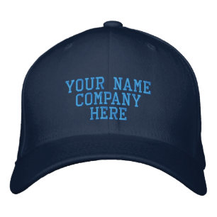 Diseña tus propias gorras de béisbol con texto bor