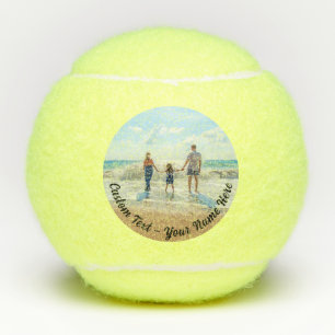 Diseña tus propias pelotas de tenis con texto pers