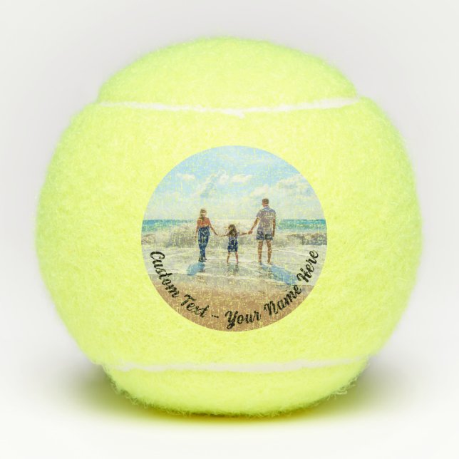 Diseña tus propias pelotas de tenis con texto pers (Anverso)