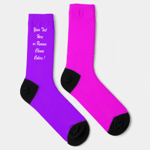 Diseña tus propios calcetines con colores y texto
