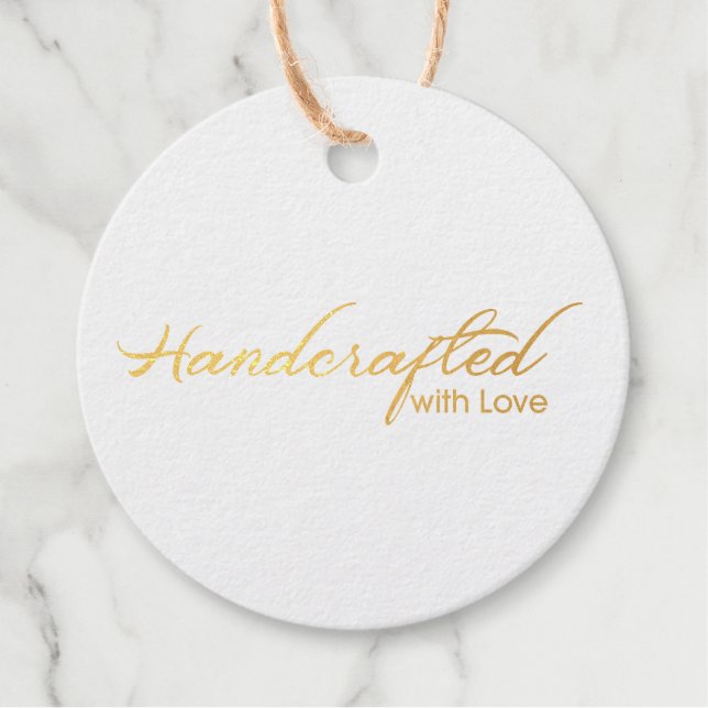 Diseñado a mano con la etiqueta de amor (Anverso)