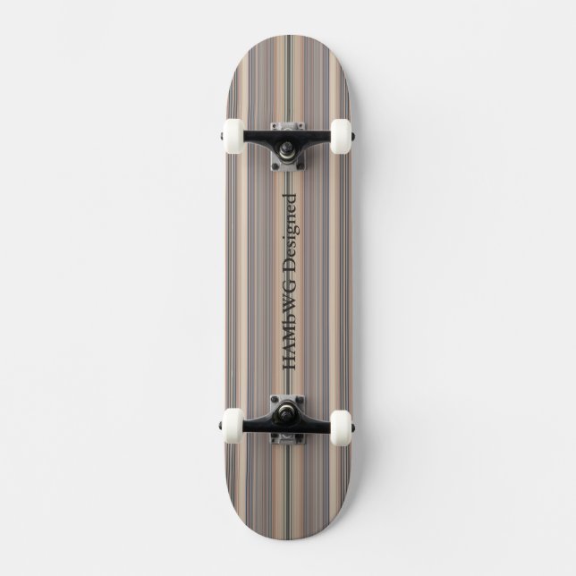 Diseñado para HAMbyWG - Skateboard - Bandas de bot (Anverso)